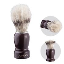 Pincel Aplicação Espuma Para Barba Barbear Macio Profissional Cerdas Mistas Dompel