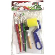 Pincel Artesanal KIT Pincel Artistico GRIP C/6P