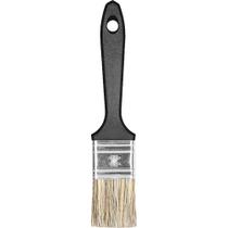 Pincel Atlas 1.1/2" Cerdas Gris Longas Sintéticas Para Pintura Tintas À Base De Água E Solventes
