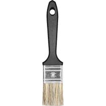 Pincel Atlas 1.1/2 Cerdas Gris Longas Sintéticas Para Pintura Tintas à Base De água E Solventes