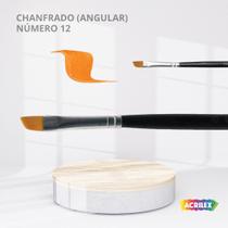 Pincel chanfrado (angular) número 12
