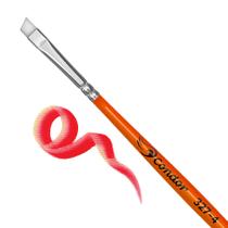 Pincel Chanfrado Sintética Especial Cabo Curto Laranja 327 Condor Pincel Chanfrado Sintética Especial Cabo Curto Laranja 327 Condor