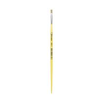 Pincel Chato Cerda Natural Cabo Longo Amarelo 456 Condor