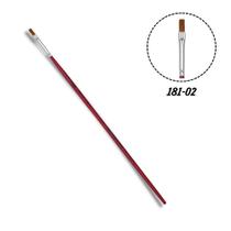 Pincel Chato Reto 181-02 Pelo de Boi Tigre Pincel Chato Reto 181-02 Pelo de Boi Tigre