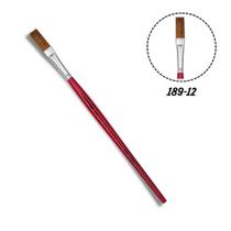 Pincel Chato Reto 189-12 Pelo de Boi Tigre Pincel Chato Reto 189-12 Pelo de Boi Tigre