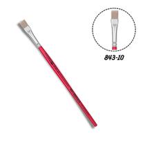 Pincel Chato Reto 843-10 Sintético Tigre Pincel Chato Reto 843-10 Sintético Tigre