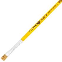 Pincel Chato Reto Cerdas duras ref 815 Tam 6 Marca Tigre Pincel Chato Reto Cerdas duras ref 815 Tam 6 Marca Tigre