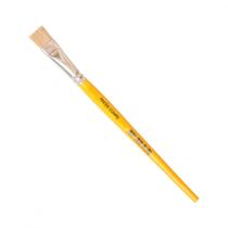 Pincel Compel Chato Cerda Branca 14 . / Kit C/ 6 Unidades