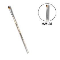 Pincel Condor 426-06 Língua de Gato Sintético Cabo Curto