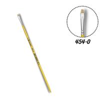 Pincel Condor 454-0 Chato Curto Lixado Pelo Natural