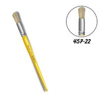 Pincel Condor 457-22 Redondo Pelo Natural Cabo Longo