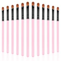Pincel corretivo Patelai Synthetic Fiber 12 peças (rosa) Pincel corretivo Patelai Synthetic Fiber 12 peças (rosa)