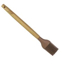 Pincel Cucina em Silicone com Cabo em Madeira Mocha Mousse 27cm - Fracalanza