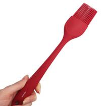 Pincel Culinário De Silicone 28cm Cozinha Confeitaria Flex Vermelho Brinox Pincel Culinário De Silicone 28cm Cozinha Confeitaria Flex Vermelho Brinox