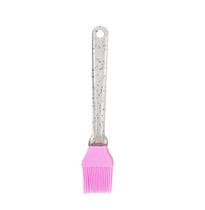 Pincel Culinário de Silicone Colors Cabo Acrílico Glitter Linha Confeiteiro 23,5 x 4cm