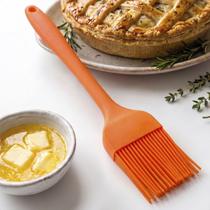 Pincel Culinário De Silicone Multiuso 25cm Antiaderente Resistente Confeitaria Untar Forma Carne Bolo Pão Pincelar Gema Massa Assados