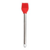 Pincel Culinário Inox Silicone Utensílio 25Cm