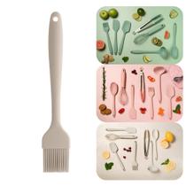 Pincel Culinário Silicone Utensílio Cozinha Confeitar Bolos Espatula - PC 100 Ou Pincel Culinário Silicone Utensílio Cozinha Confeitar Bolos Espatula - PC 100 Ou