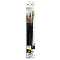 Pincel Da Vinci Kit Basico II Lingua De Gato e Redondo 4 Unidades