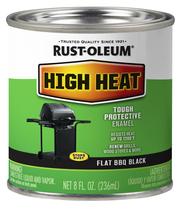 Pincel de alta temperatura Paint Rust-Oleum 7778730 Esmalte para churrasco preto