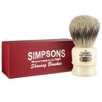 Pincel de Barbear Simpson Chubby CH3 Cerdas de Texugo Best Pincel de Barbear Simpson Chubby CH3 Cerdas de Texugo Best