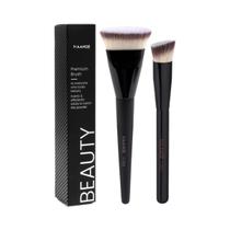 Pincel De Contorno Para Base Líquida Impecável 2PCS Pincel De Maquiagem Com Ângulo Plano Para Abaixo