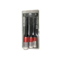 Pincel de detalhamento kit 3un tamanho 12 16 20 vilustro