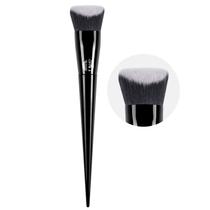 Pincel de fundação, ENERGY Powder Foundation Brush Premium Kabuki Makeup Brush for Liquid Cream Foundation Setting Powders Buffing Blending Dense Synthetic Flaweless Foundation Applicator Preto