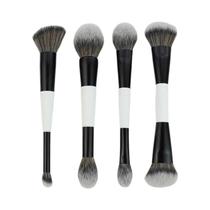 Pincel De Maquiagem Duplo Para Base, Pó, Blush E Iluminador, Ferramenta De Beleza Para Contorno