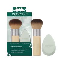 Pincel de maquiagem e esponja Duo EcoTools Blend + Blur 2 Count