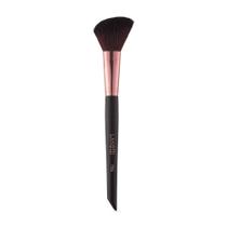 Pincel de Maquiagem para Blush Chanfrado Rosé Black F06 Lanossi