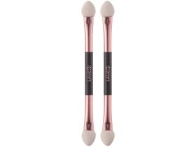 Pincel de Maquiagem para Sombra Lanossi Rose Black - 2 Unidades