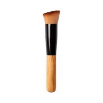 Pincel De Maquiagem Profissional Kabuki Foundation Ferramenta De Beleza Cosmética Flat Top Powder