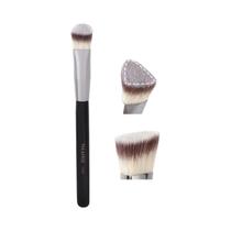 Pincel De Maquiagem Triangular Denso E Macio Para Base Líquida E Creme, Mistura De Corretivo MAANGE