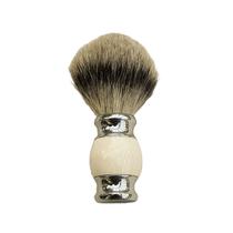 Pincel De Pelo De Texugo Para Barbear Escova Barba Luxo Inox - River lake