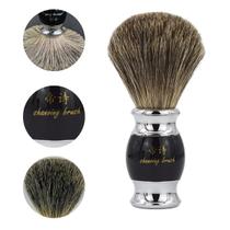 Pincel De Pelo De Texugo Para Barbear Escova Barba Luxo Inox - Shaving Brush