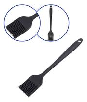 Pincel De Silicone Axt Wood Para Cozinha Preto Pincel De Silicone Axt Wood Para Cozinha Preto