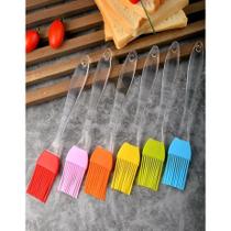Pincel de silicone cabo transparente para cozinha - Filó Modas