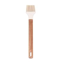 Pincel De Silicone Com Cabo Em Acácia Spicy Bege