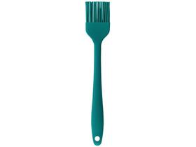 Pincel de Silicone Duplo Pequeno - Oikos VERDE ESCURO