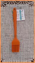 Pincel de Silicone Pequeno cor Laranja - Oikos