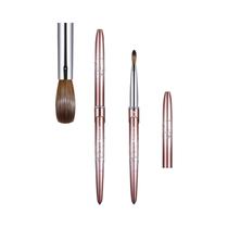 Pincel De Unha Acrílico Kolinsky Com Cabo Redondo E Cerdas Para Aplicação De Nail Art Pincel De Unha Acrílico Kolinsky Com Cabo Redondo E Cerdas Para Aplicação De Nail Art