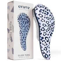 Pincel Detangler Crave Naturals Glide Thru Blue Cheetah