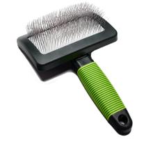 Pincel Dog Slicker Brush DSKRUI Long Pin para cuidar de peles grossas