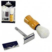 Pincel e Aparelho para Barbear Profissional Alfacell