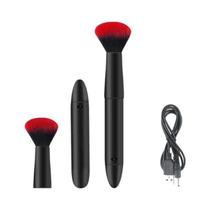 Pincel Elétrico Recarregável Para Pó Solto Com 10 Níveis De Vibração, Ferramenta Multifuncional Para Pincel Elétrico Recarregável Para Pó Solto Com 10 Níveis De Vibração, Ferramenta Multifuncional Para