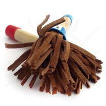 Pincel em Couro Franja Pigmeu