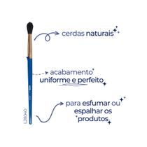 Pincel Esfumar Acabamento L28040 Lully Makeup Cerdas Naturais Macias Longas e Cheias Pincel Esfumar Acabamento L28040 Lully Makeup Cerdas Naturais Macias Longas e Cheias