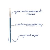 Pincel Esfumar L28031 Lully Makeup Cerdas Naturais Macias e Longas Pincel Esfumar L28031 Lully Makeup Cerdas Naturais Macias e Longas