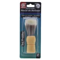 Pincel Espuma Barbear Barba Barbeiro Cerdas Macias Vintage